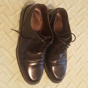 Brassroot men black dress shoes